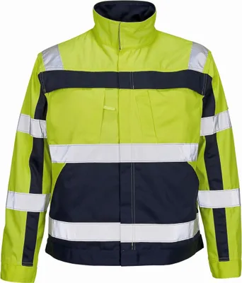 Produktbild von Mascot SAFE COMPETE Warnschutzjacke Cameta Gr. M gelb/marine