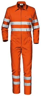 Produktbild von Sir Safety Mistral Warnschutz-Overall, reflektierend, flüssigkeitsabweisend, orange, 2XL+, HI-VIS ORANGE
