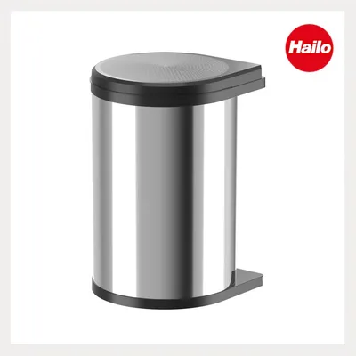 Produktbild von Hailo Abfallsammler 3520001 Mono 20 Liter Edelstahl poliert Schwarz