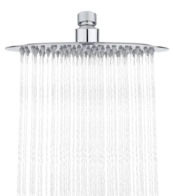 Immagine prodotto di Soffione doccia a pioggia - Acciaio inox 304 - 20 cm - Rotondo - Cromato