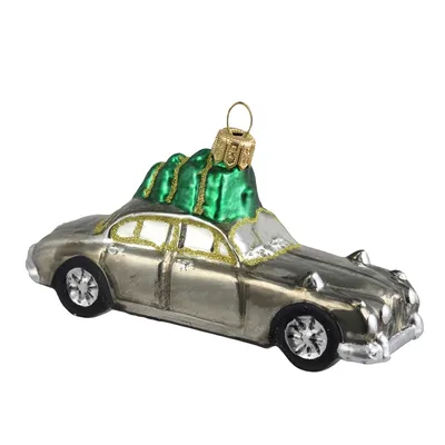 Produktbild von Glasschmuck Auto silber