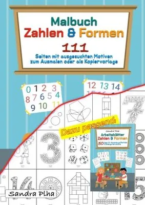 Produktbild von KitaFix Malbuch Zahlen & Formen