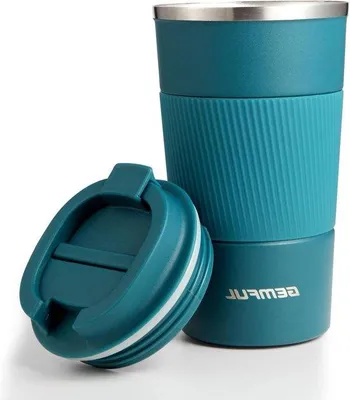 Produktbild von Famanu Isolierter Reisebecher mit auslaufsicherem Deckel - 510 ml wiederverwendbarer Kaffeebecher für warme und kalte Getränke