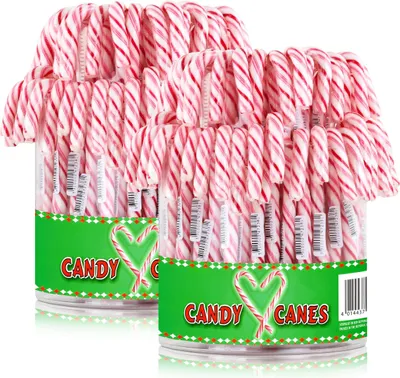 Produktbild von Candy Stöcke rot-weiß 72x14g in der Dose Zucker-stangen (2er Pack)