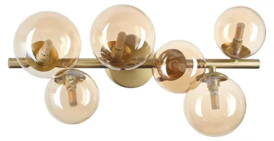 Zdjęcie produktu dla Współczesna lampa sufitowa Perlage Metal Brass 6 świateł G9 15W 3000K Ip20