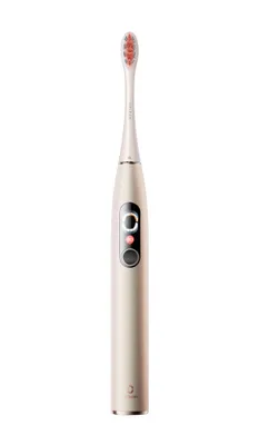 A single electric toothbrush is shown vertically against a white background.