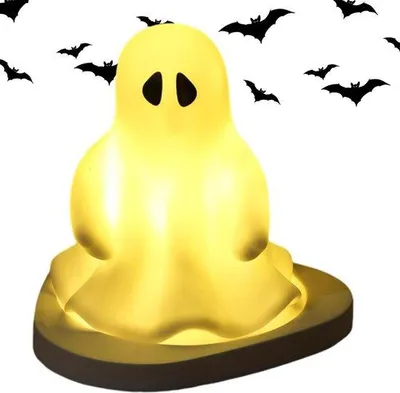 Image de Lampe d'enfant en silicone avec motif d'Halloween à LED