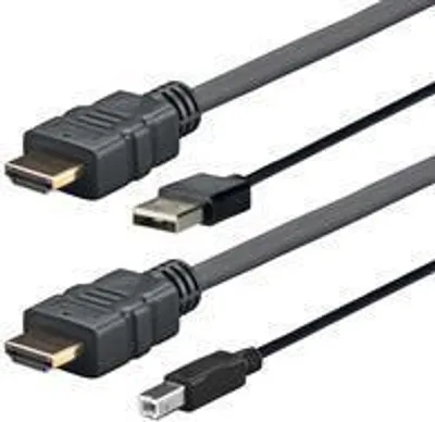 Obrázek produktu pro Vivolink PROHDMIUSBAB4AMP, 4 m, Samec, Samec, Přímý, Přímý, Zlato
