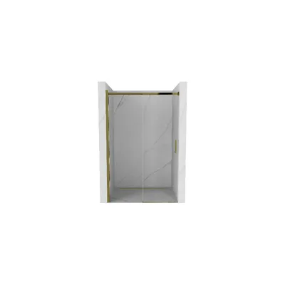 Obrázek produktu pro Mexen Omega rozsouvací sprchové dveře 100 cm, Průhledné, Zlatá - 825-100-000-50-00