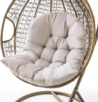 Immagine prodotto di Cuscino per sedia a dondolo, 80 x 120 cm, spesso, color grigio chiaro, per l'esterno