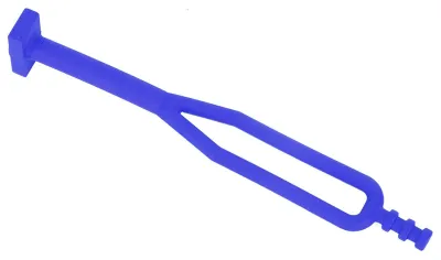 Image de Sangle en caoutchouc pour batterie avec support latéral – Accessoire de fixation pour moto, compatible avec les modèles HUSQVARNA 2014-2019 (bleu)