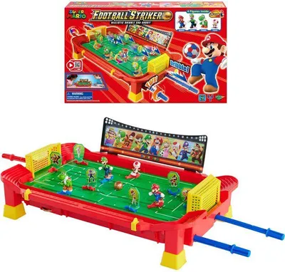 Obrázok produktu pre Super Mario Football Striker Akčná a logická hra, 2 až 4 hráči, od 5 rokov, Stolný futbal Super Mario
