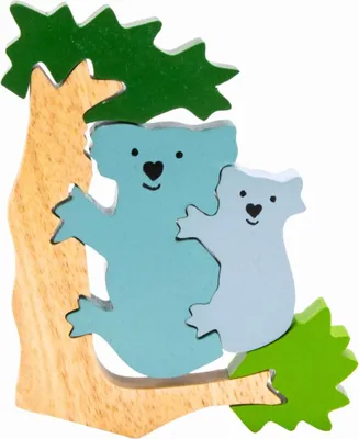 Produktbild von Tier Holzpuzzle Koala für Kinder - 3938