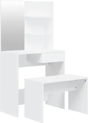 Obrázek produktu pro sada toaletních stolků vidaXL bílá 74,5x40x141 cm