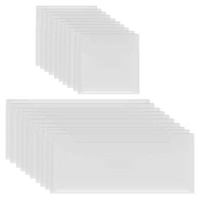 20 Aufbewahrungsbeutel für Stanzformen, Stempel, Bastelbedarf