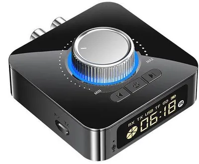 Zdjęcie produktu dla Adapter Bluetooth 5.0 z kablem audio Hi-Fi o długości 3,5 mm (AUX) na RCA