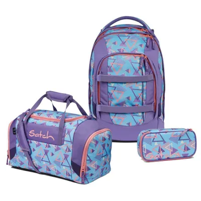 Image de Satch Sac à dos scolaire PACK 80s Dance 3 pièces, trousse + sac de sport