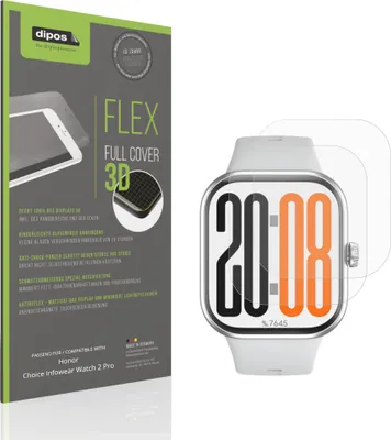 Immagine prodotto di 2x Pellicola protettiva opaca per Honor Choice Infowear Watch 2 Pro Protezione Antiurto Anti-Shock