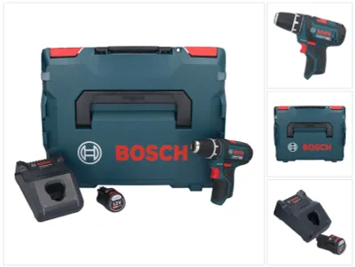 Image de Bosch GSR 12V-15 Professional Perceuse-visseuse sans fil 12 V 30 Nm + 1x batterie 2,0 Ah + chargeur + L-Boxx