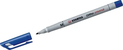 Image de STABILO 853/41 10 OHPen stylos à bille universels bleu 1.0 mm non-permanent