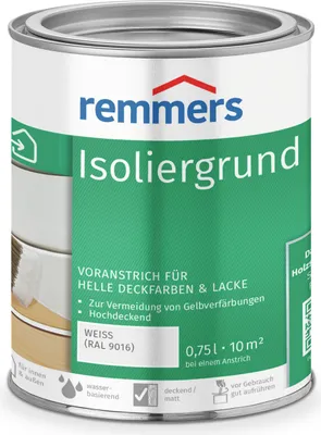Produktbild von Remmers Isoliergrund weiß (RAL 9016) 0,75 l, Sperrgrund