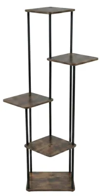 Zdjęcie produktu dla Kwietnik stojący wysoki na 5 kwiatów RIMOZA, 30 x 30 x 106 cm