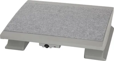 Image de MAUL Repose-pieds MAULpro 45 x 39 cm aiguilletée réglable en hauteur chauffée grise
