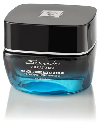 Produktbild von Santo Volcano 2 in 1 Feuchtigkeitscreme für Gesicht & Augen mit Vulkanwasser 50 ml, KI-generiertes Bild