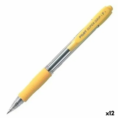 Zdjęcie produktu dla Długopis Pilot Supergrip Yellow 0,4 mm (12 sztuk)