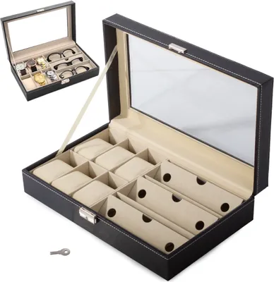 Produktbild von Verk 01491 Brillen- und Uhren-Organizer Box für 9 Stück