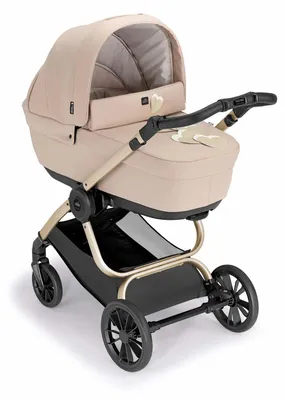 Produktbild von Cam Techno Babila (duo), Betthimmel, Leichtgewichtiger Kinderwagen, Unisex, Feste Räder, Faltbar, Beige, Schwarz
