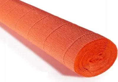 Image de papier crêpé décoratif orange 50 x 250 cm | KD-581