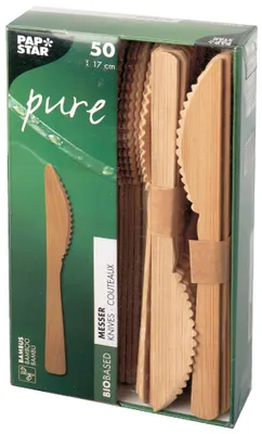 Immagine prodotto di PAPSTAR 88031 PAPSTAR coltello in bambù "puro", lunghezza: 170 mm, anni '50