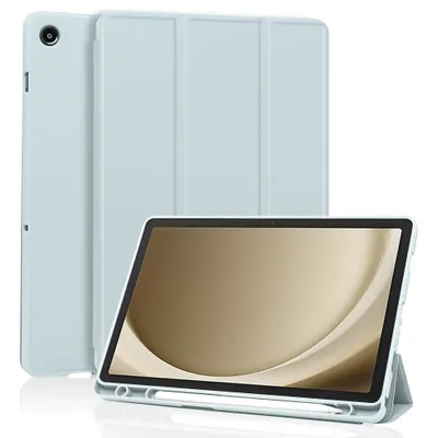 Produktbild von Techsuit Flex Trifold Tablet-Hülle mit Pencil-Halter für Samsung Galaxy Tab A9 Plus - Hellblau