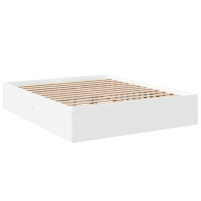 Produktbild von Bettgestell Weiß 150x200 cm Holzwerkstoff