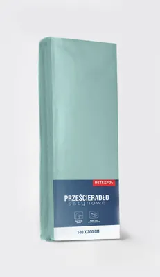 Produktbild von Satin-Spannbettlaken 220x200 Mikrofaser Mint