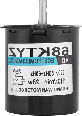 Zdjęcie produktu dla Silnik elektryczny 220 V, 110 obr./min, wysoka jakość, niska prędkość obrotowa.