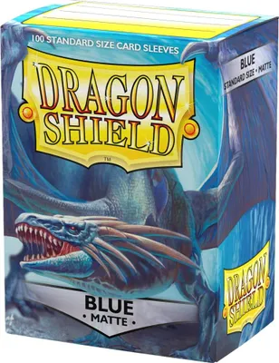 Obrázek produktu pro Ochranné obaly na karty Dragon Shield - Standard Sleeves Matte Blue (100 ks)