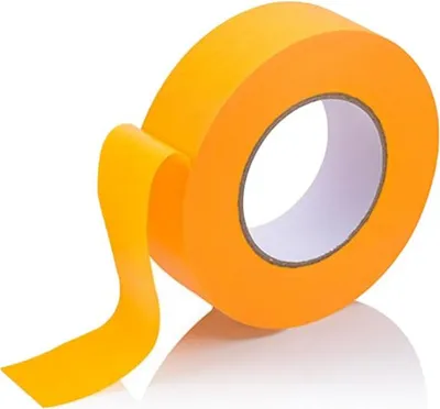 Immagine prodotto di 8 rotoli di nastro adesivo professionale dorato, 50 m x 30 mm - Nastro adesivo dorato per imbianchini - Nastro di mascheratura per imbianchini e verniciatori - Nastro adesivo per interni ed esterni - Nastro adesivo per imbianchini - Nastro adesivo versatile per lavori di pittura