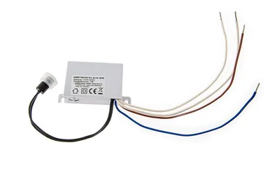 Produktbild von Dämmerungsschalter einstellbar 5-50 LUX Lichtsensor Aussen IP44 LED Einbau Dämmerungssensor 12-24V AC/DC Potentialfreier Relaisausgang bis max. 230V ( 10A )