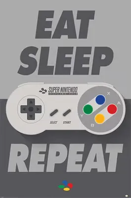Immagine prodotto di Nintendo - Poster maxi "Super" CD2156 (taglia unica) (grigio)