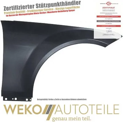 Produktbild von Kotflügel vorne rechts DIEDERICHS 1672106 für MERCEDES-BENZ