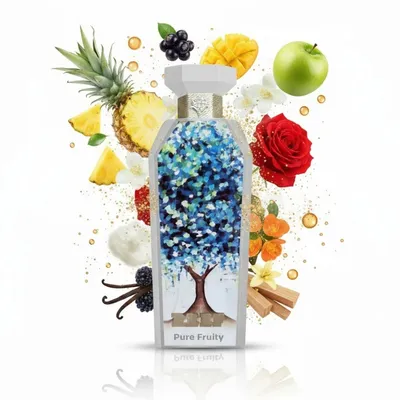 Zdjęcie produktu dla REEF Pure Fruity – Woda perfumowana, unisex, o zapachu mango, gruszki i wanilii – owocowa kompozycja luksusowa – 150 ml