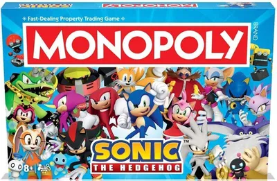 Produktbild von Asmodee Monopoly Sonic the Hedgehog, Brettspiel, Wirtschaftliche Simulation, 8 Jahr(e), 60 min