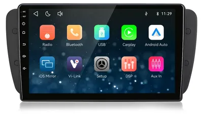 Produktbild von 9 Zoll Autoradio für Seat Ibiza IV 6J 2009-2013 Linux CarPlay Android Auto Radio mit Bluetooth WiFi  RDS Kamera optional Vi Link