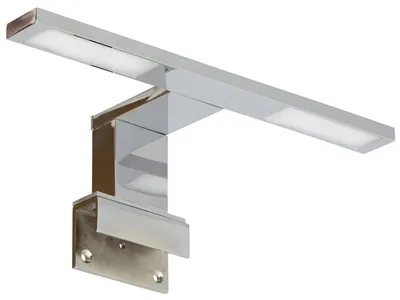 Produktbild von Ranex 3000.074 Badezimmer LED-Spiegellampe Como, Oberfläche, Rechteck, 2 Glühbirne(n), 2700 K, IP44, Silber