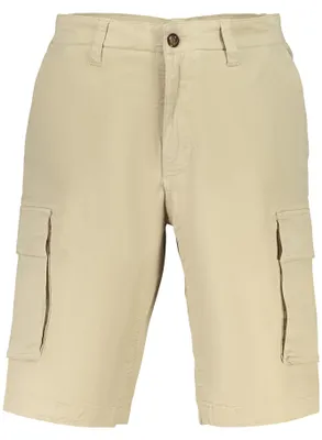 Produktbild von Bequeme beige Herren-Shorts mit Taschen und nachhaltigem Design
