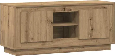 Zdjęcie produktu dla vidaXL Szafka pod TV Dąb Artisan 102 x 35 x 45 cm Materiał drewnopochodny