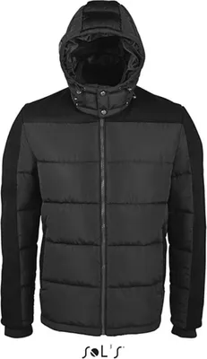 Produktbild von Herren Jacke Men Reggie Jacket - Abnehmbare Kapuze - Farbe: Black - Größe: M