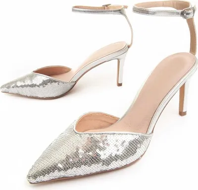 Zdjęcie produktu dla Buty na obcasie Montevita Festshoe2 srebrny